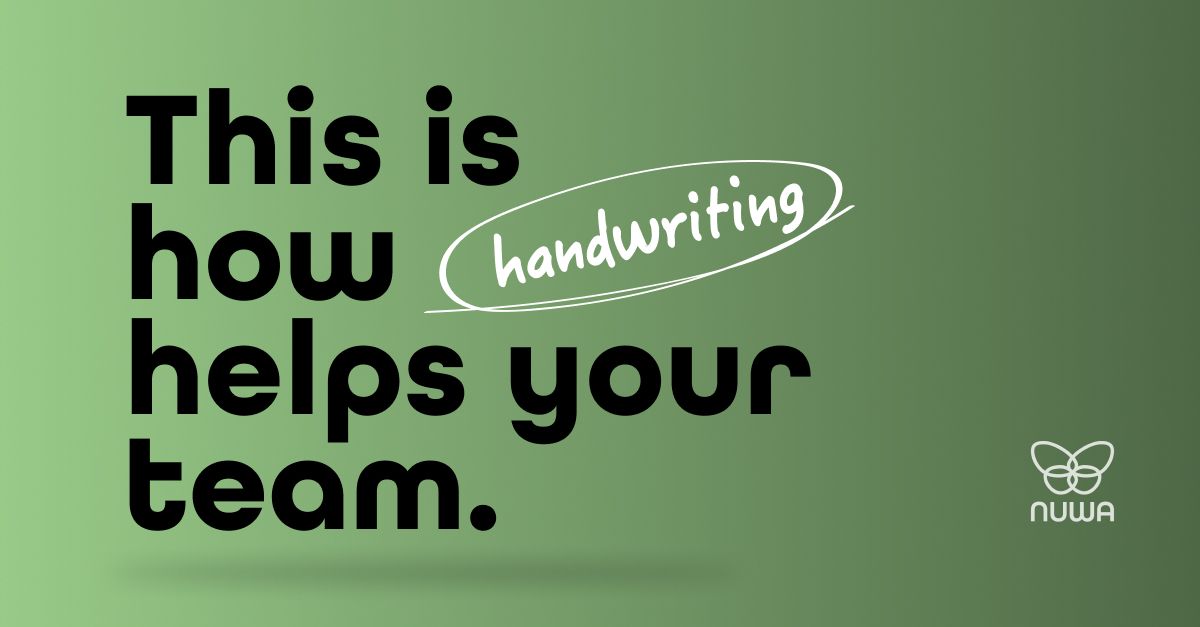 This is how handwriting helps your team.